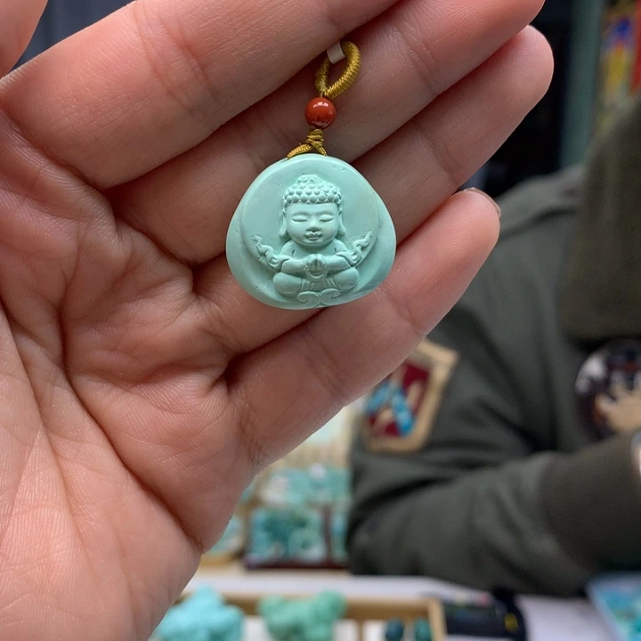 绿松石未镶嵌配饰