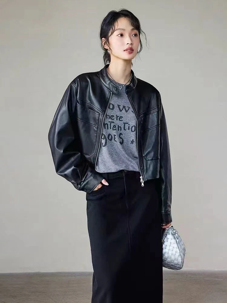 主播叫号拼接薄款春季短款