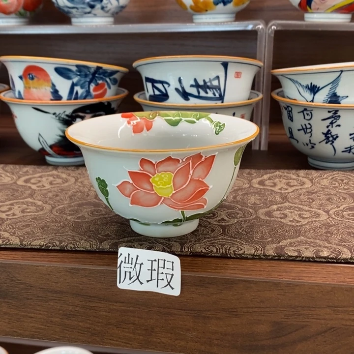 釉下老陶泥手工绘制
