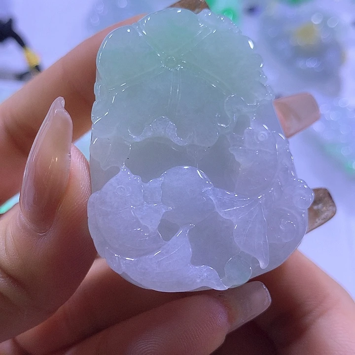 翡翠未镶嵌颈饰天然翡翠A货吊坠