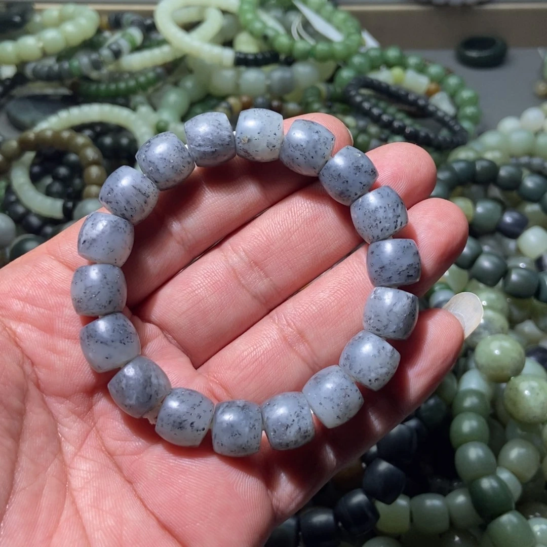 和田玉手链未镶嵌用****3