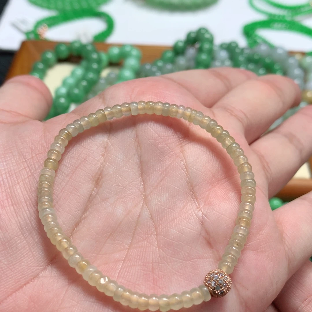 未镶嵌手链翡翠翡翠