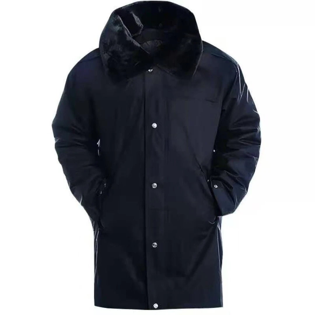 冬季中长款多功能防寒服皮毛一外套大衣男女同款