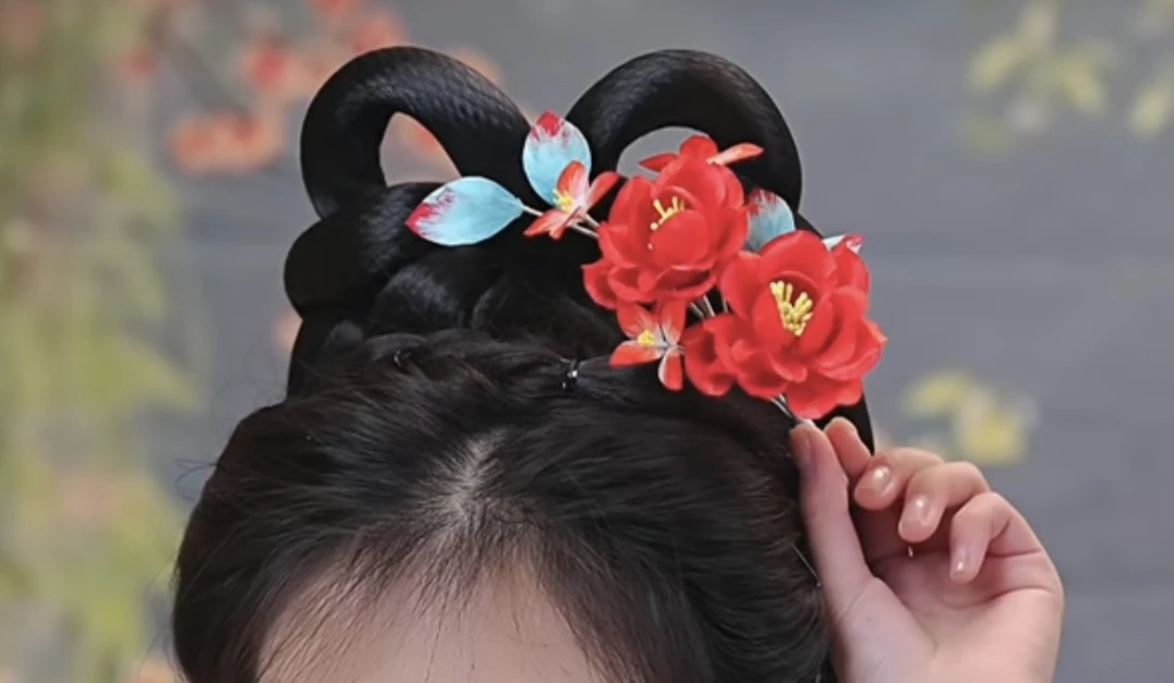 江南浔汉服发饰古风饰品 绒花默认软簪 改主体找客服