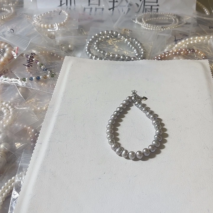 未镶嵌淡水珍珠颈饰00613