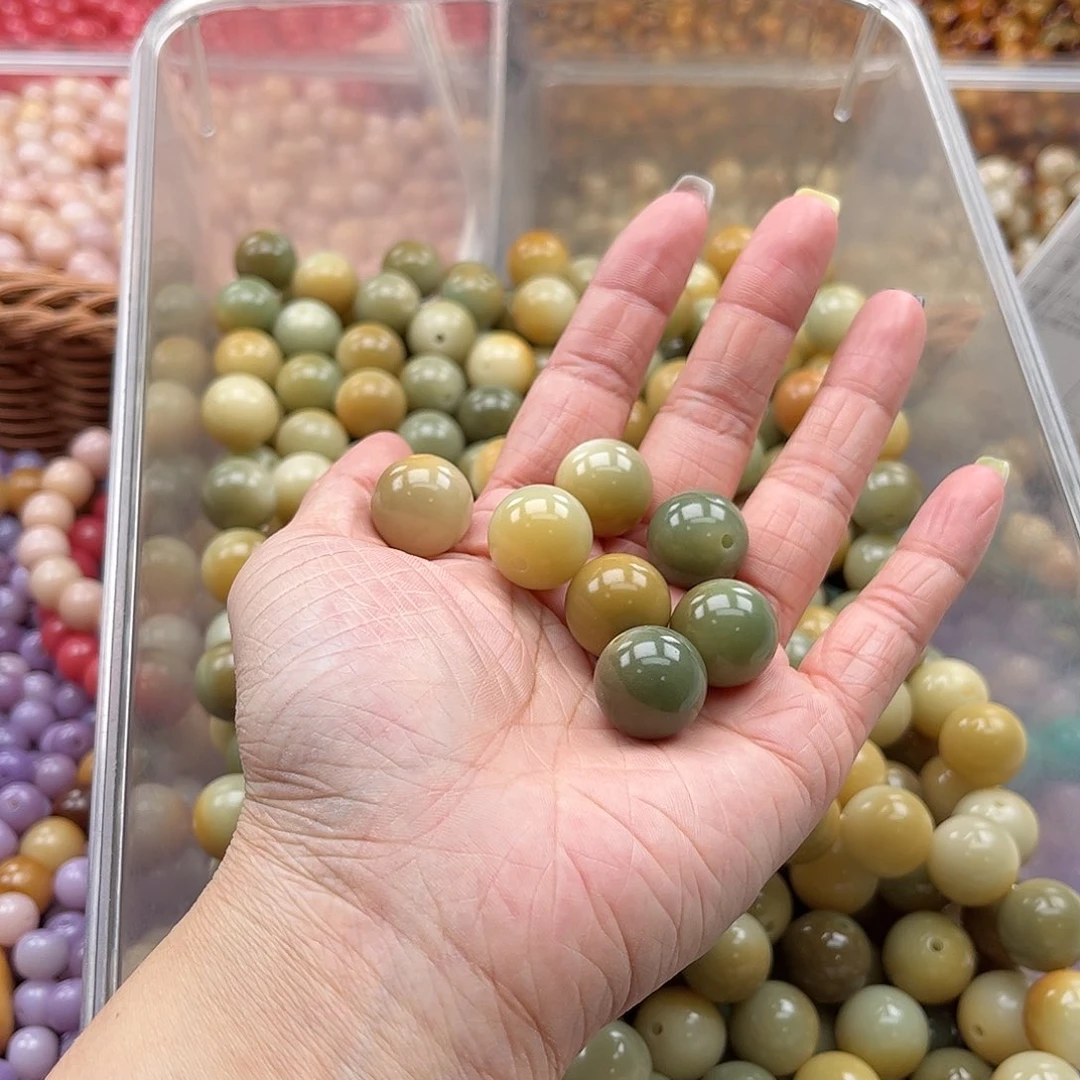 白玉菩提吊坠b/15-16mm/14颗瑕疵