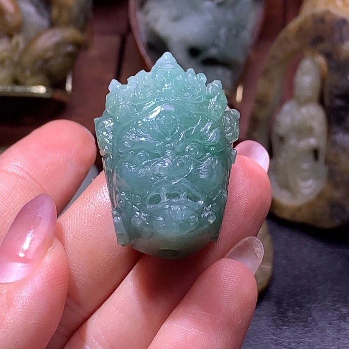 未镶嵌定制翡翠芯翡翠