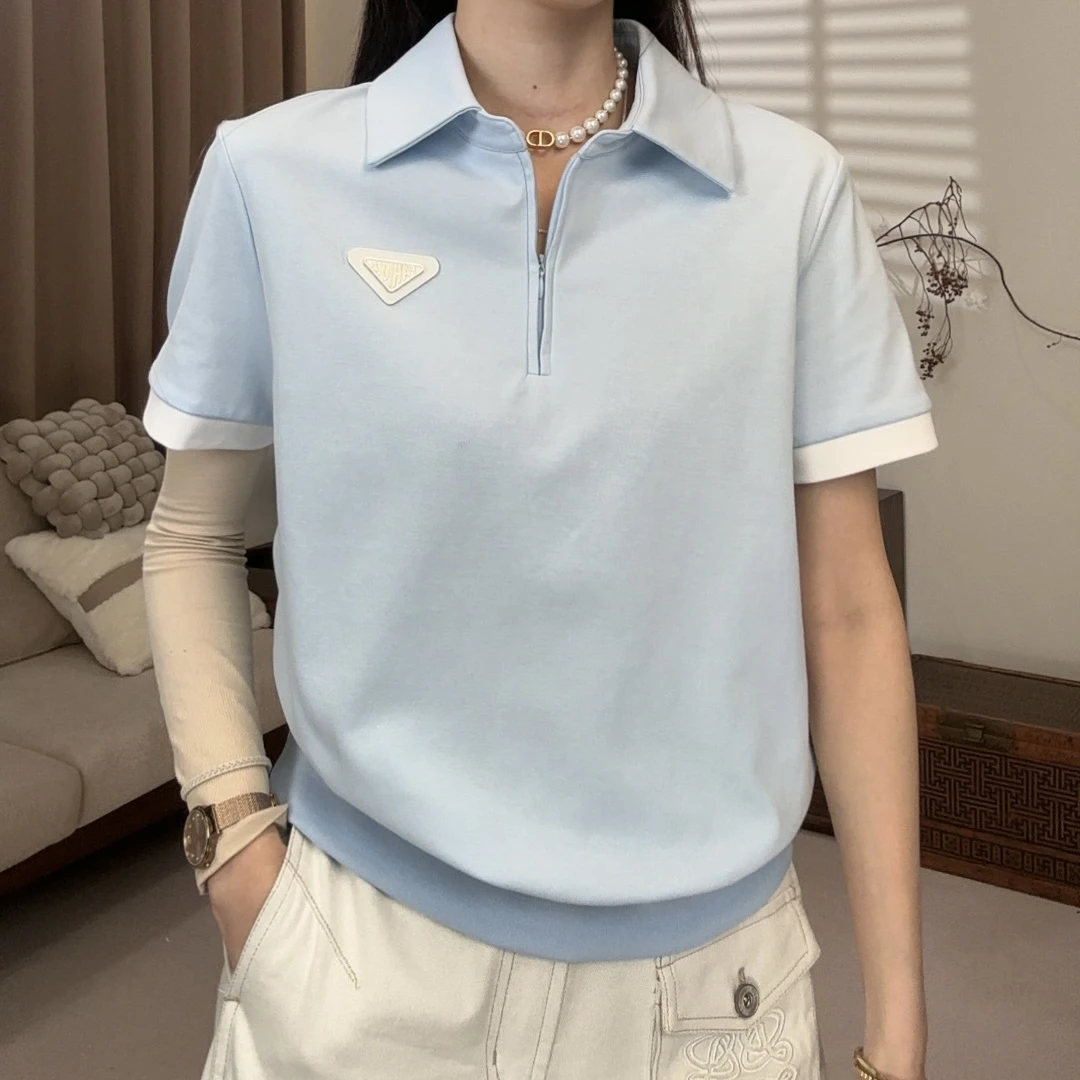 【LUCKY Lin】洛克修身时尚运动短袖百搭休闲风翻领POLO衫 DZT028