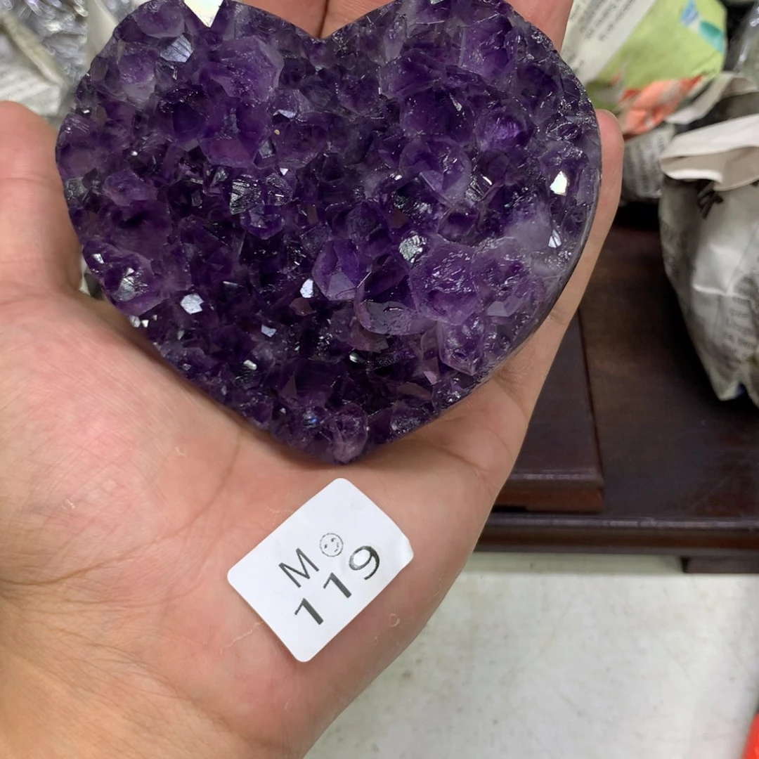 紫晶摆件未镶嵌水晶