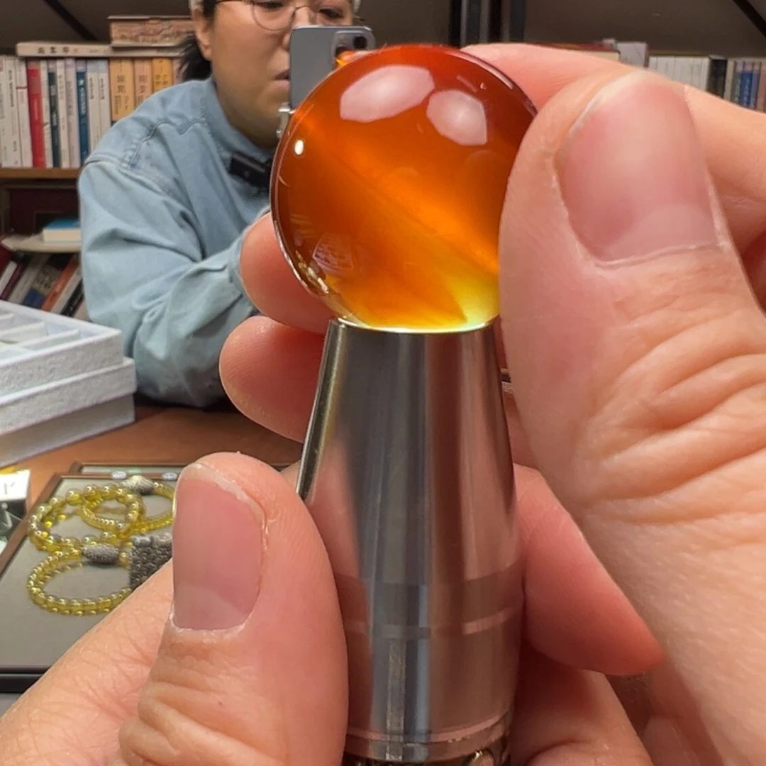 琥珀颈饰未镶嵌26.7mm珠