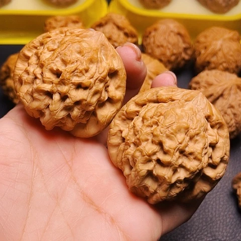 文玩核桃龙鼎一对