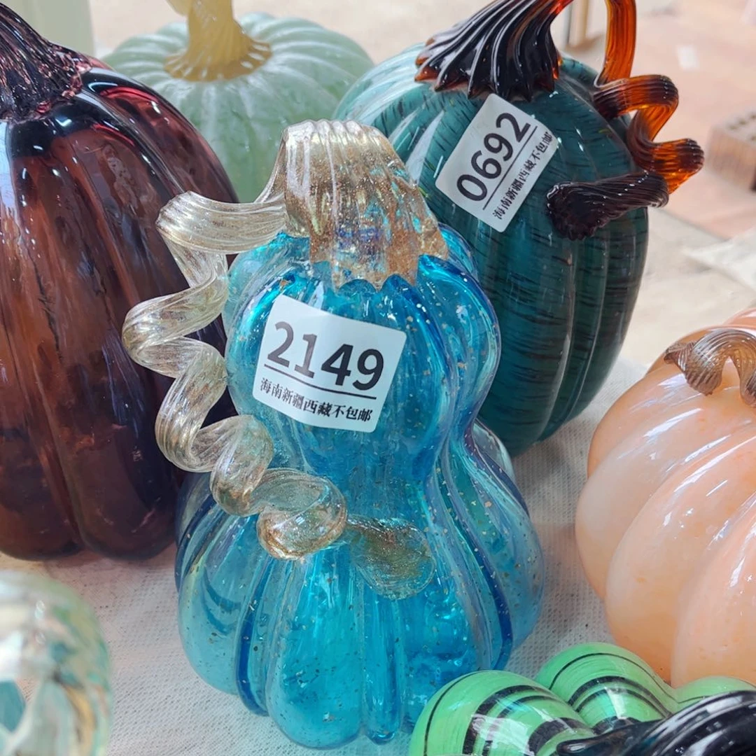 琉璃2149有手工痕迹 花瓶摆件