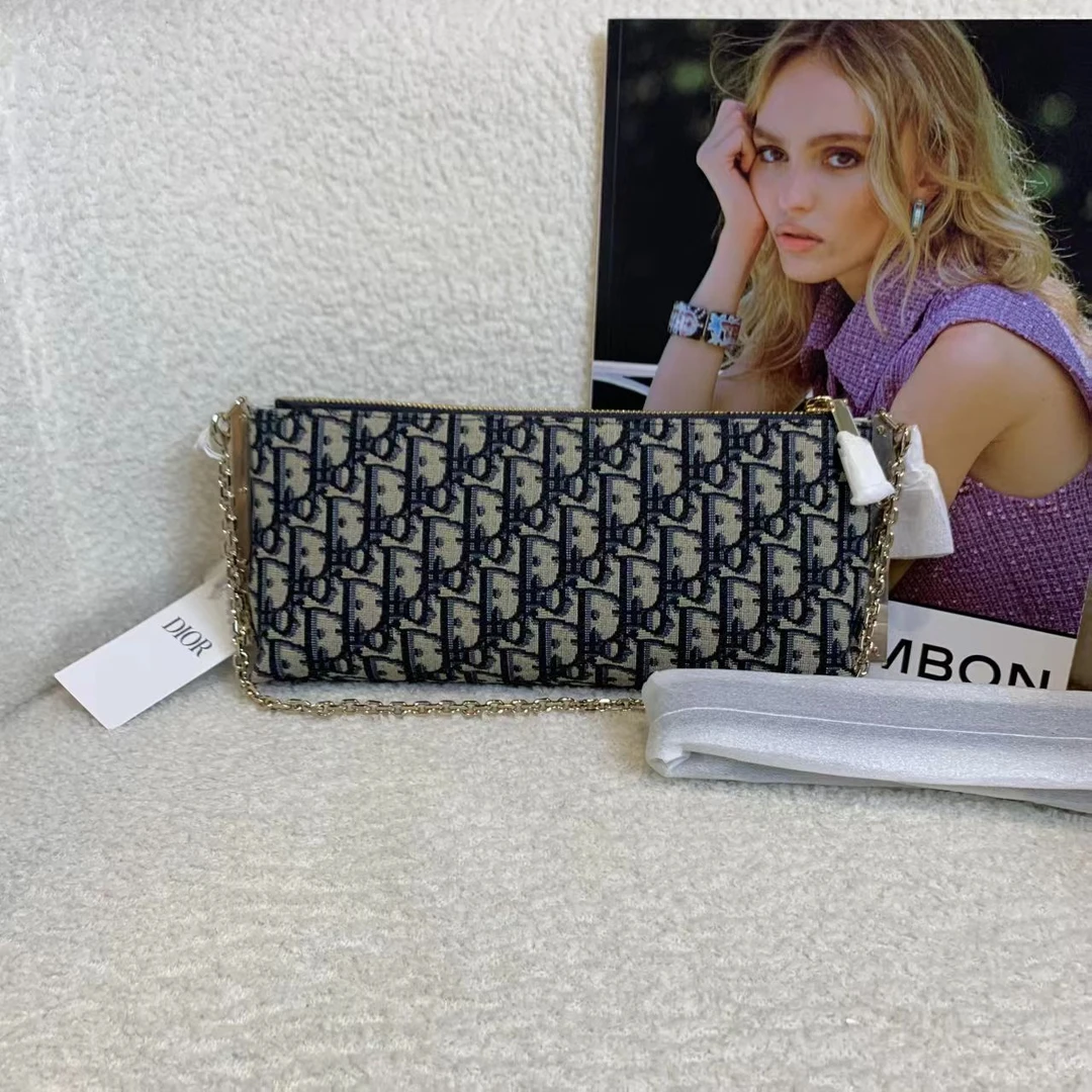 全新未使用 DIOR/迪奥 壹臻/老花刺绣Club手袋/15393146