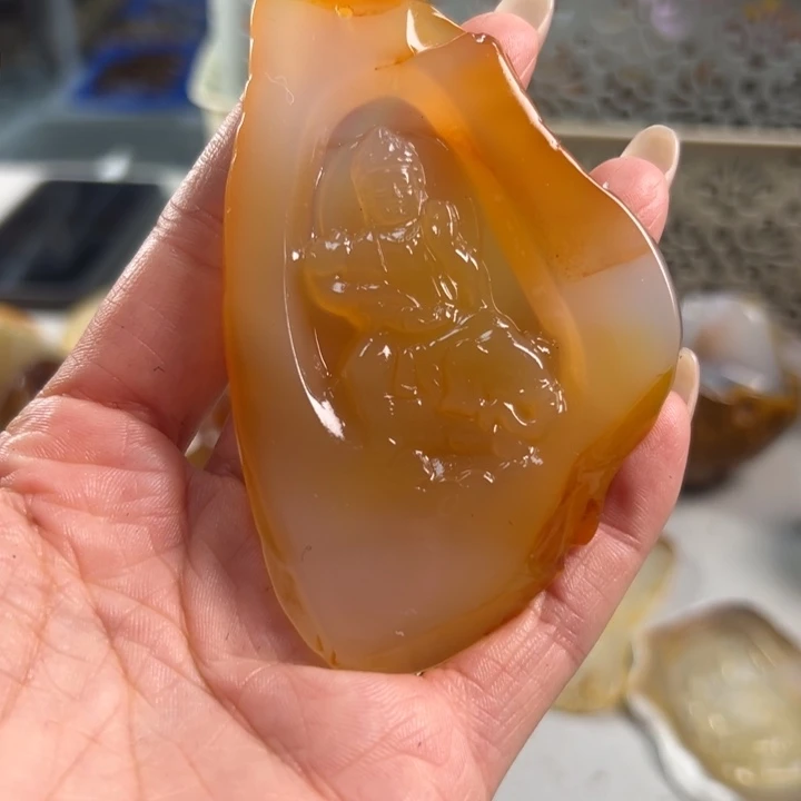 玛瑙/玉髓吊坠(不含链)未镶嵌