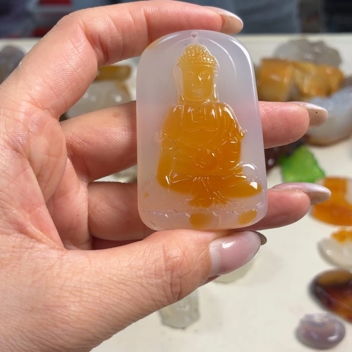 未镶嵌吊坠(不含链)玛瑙/玉髓