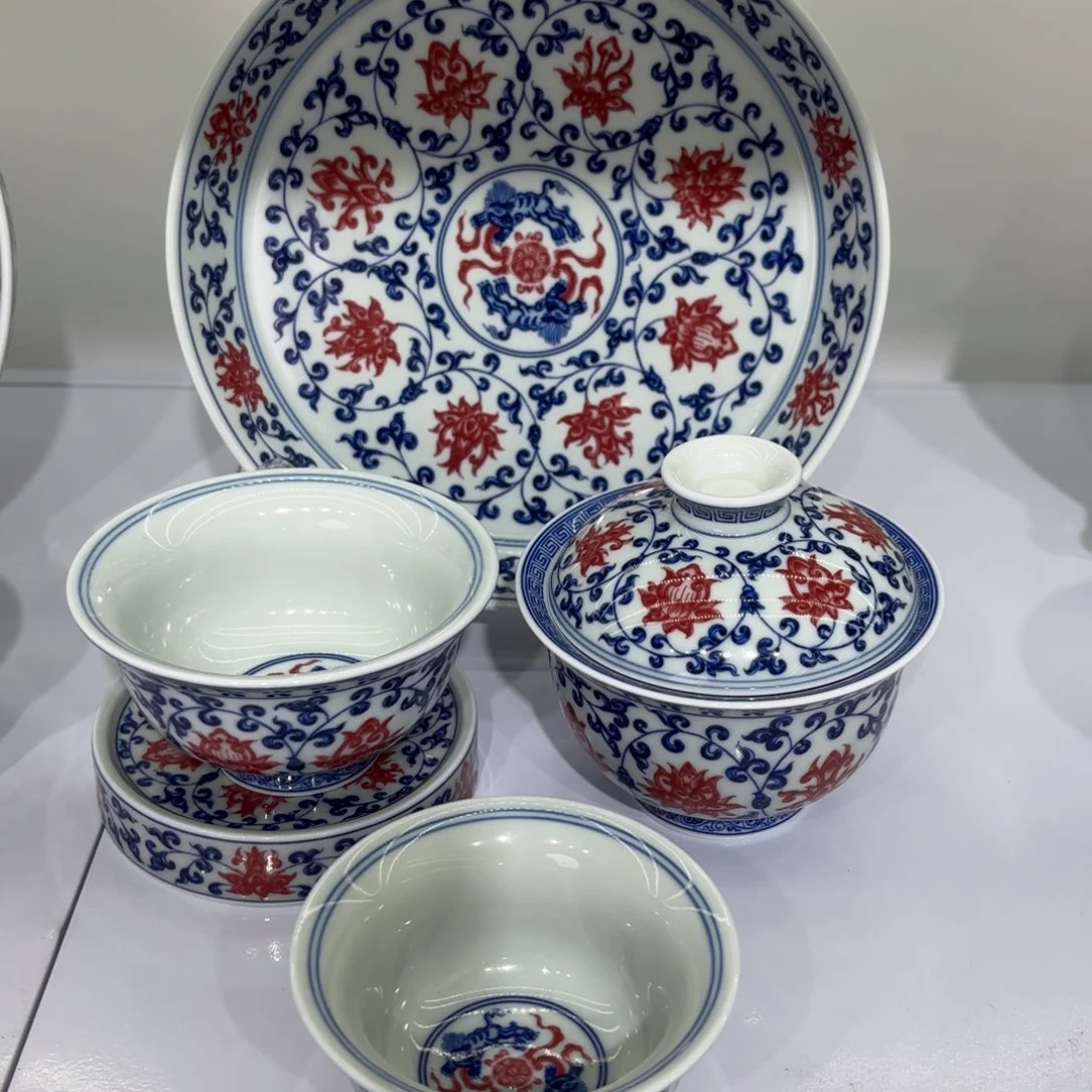 星***辰景德镇陶瓷五件套无礼盒