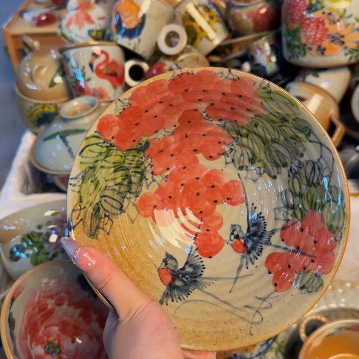 瓷片景德镇陶瓷手工手绘