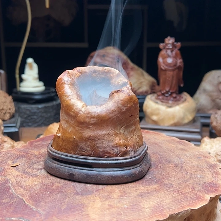 荔枝木青**杰荔枝木随型香炉138