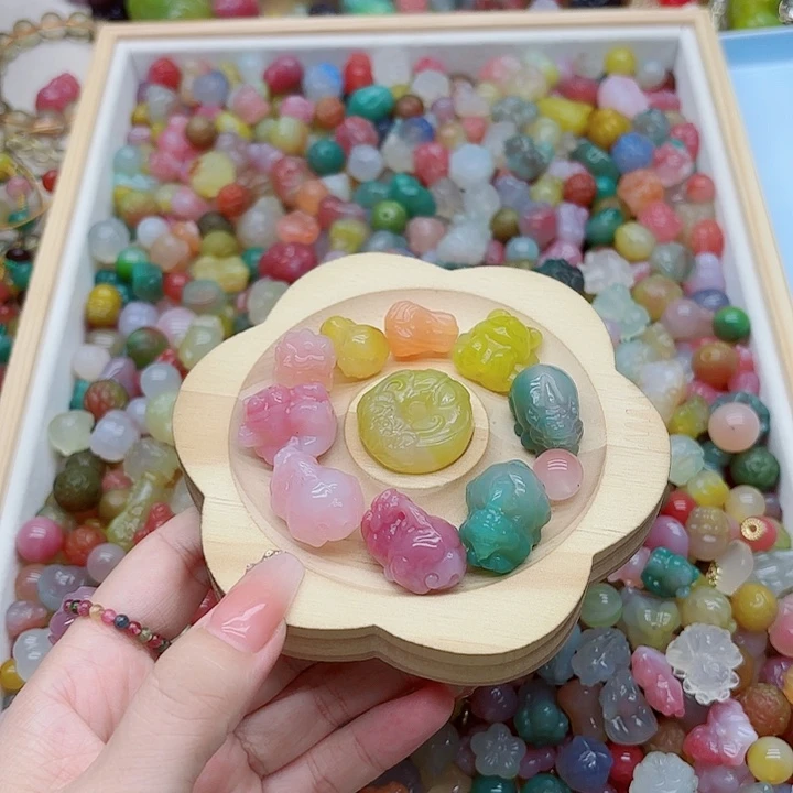 @***@未镶嵌手链玛瑙/玉髓盐源26