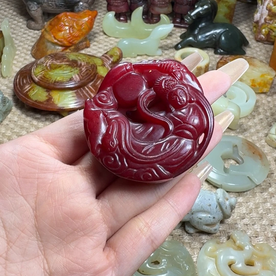吊坠白玉菩提挂件