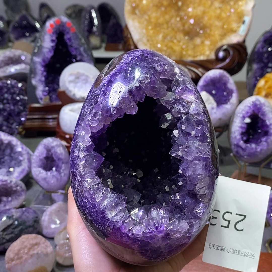 紫晶未镶嵌珠宝半成品