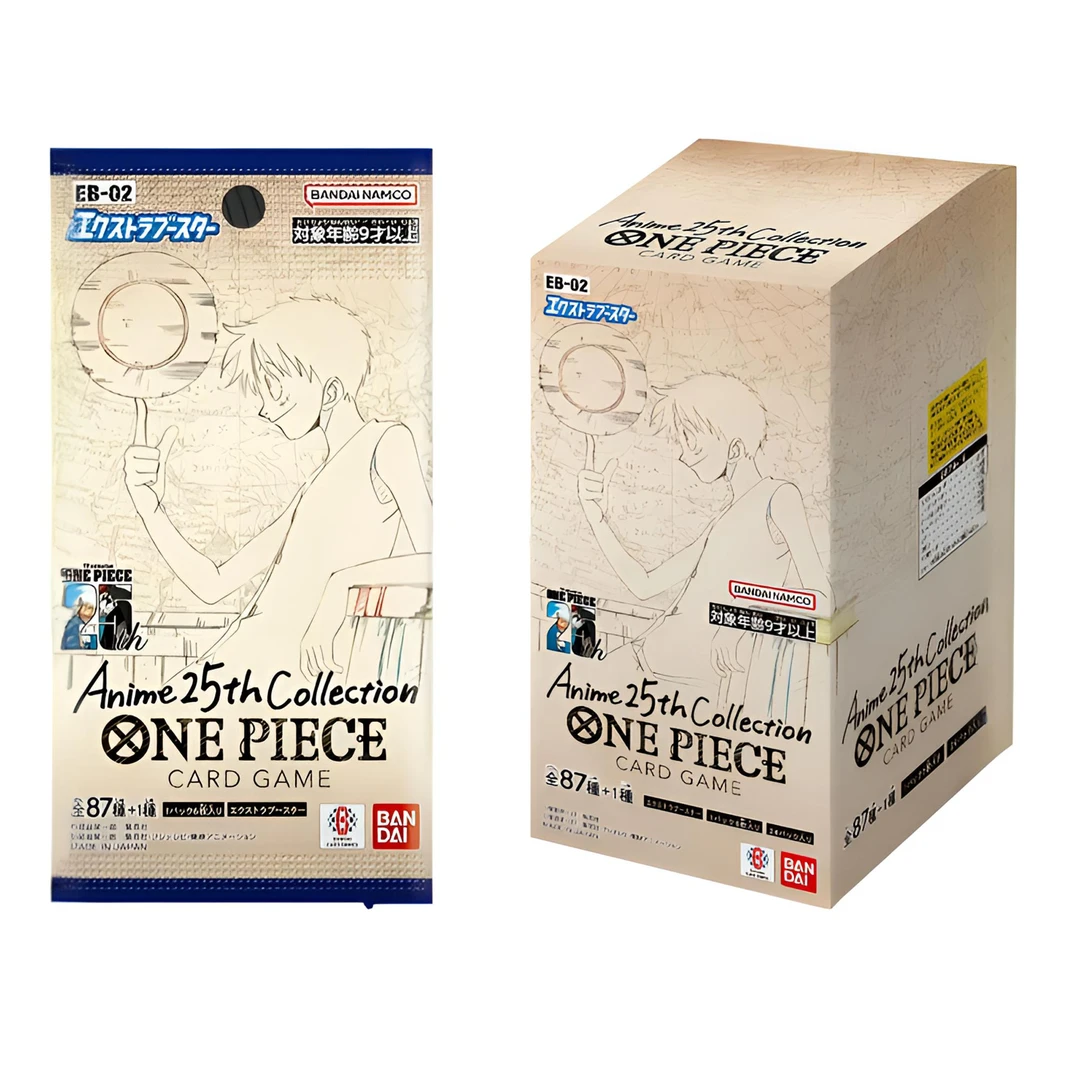 日版海贼王OPCG卡牌 EB02动画25周年 补充包卡牌【代拆】