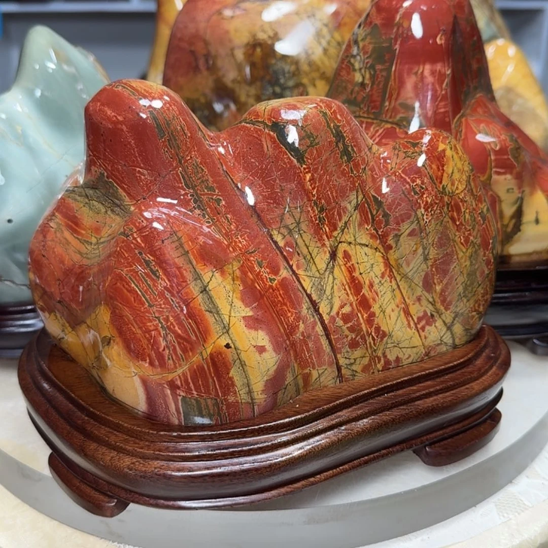 石材乳源彩石摆件