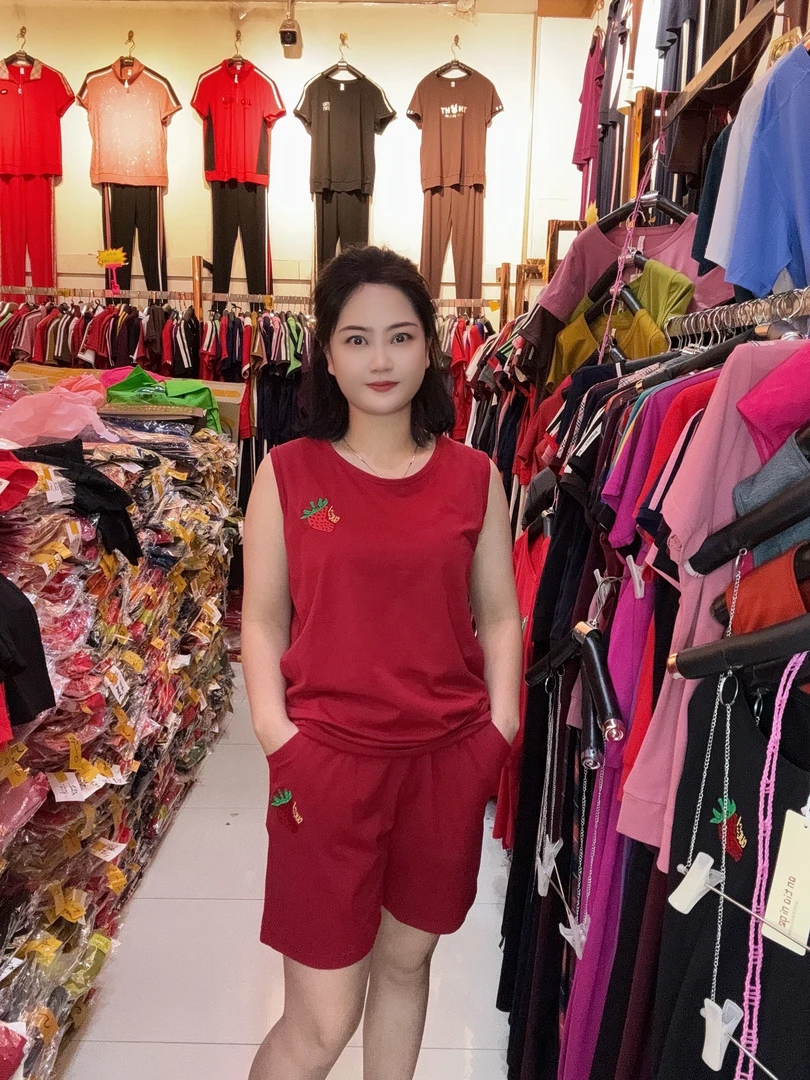 夏季休闲背心短裤套装