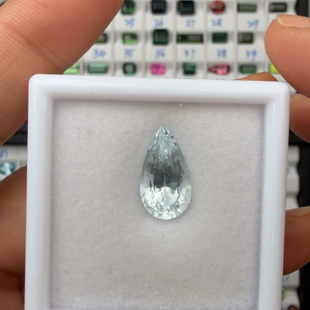 海蓝宝石裸石天然4.78克拉