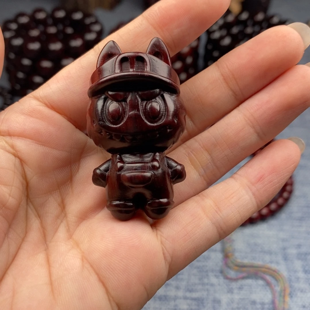 小叶紫檀把件紫檀拉布布