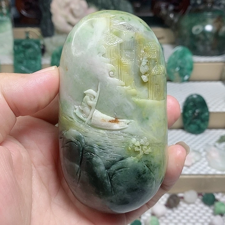 未镶嵌独山玉颈饰