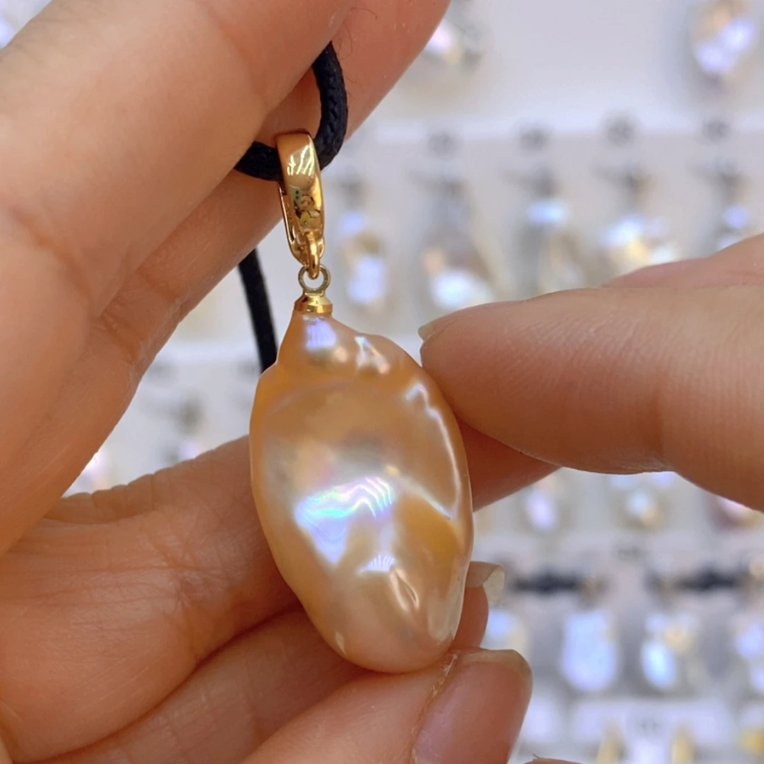 淡水珍珠颈饰银S925镶嵌