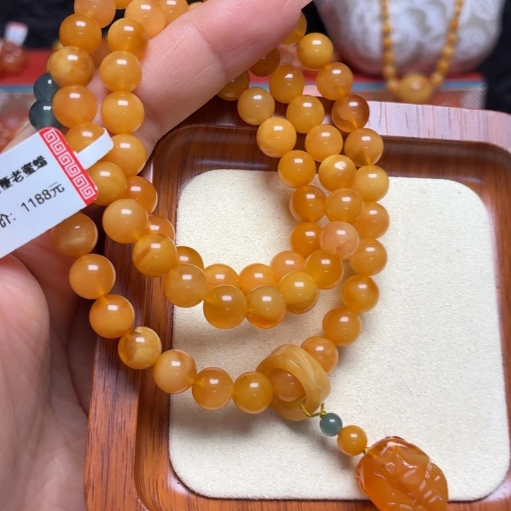 蜜蜡未镶嵌手链手串