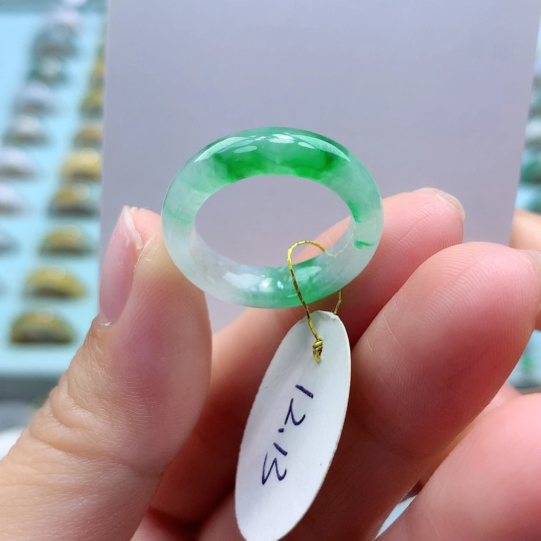 未镶嵌戒指翡翠1213圈