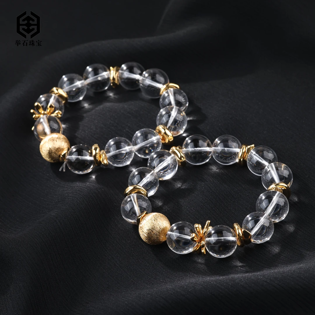 【举石珠宝】T1019-222-23水晶合金手串（一件/多样性发/约13mm+）M