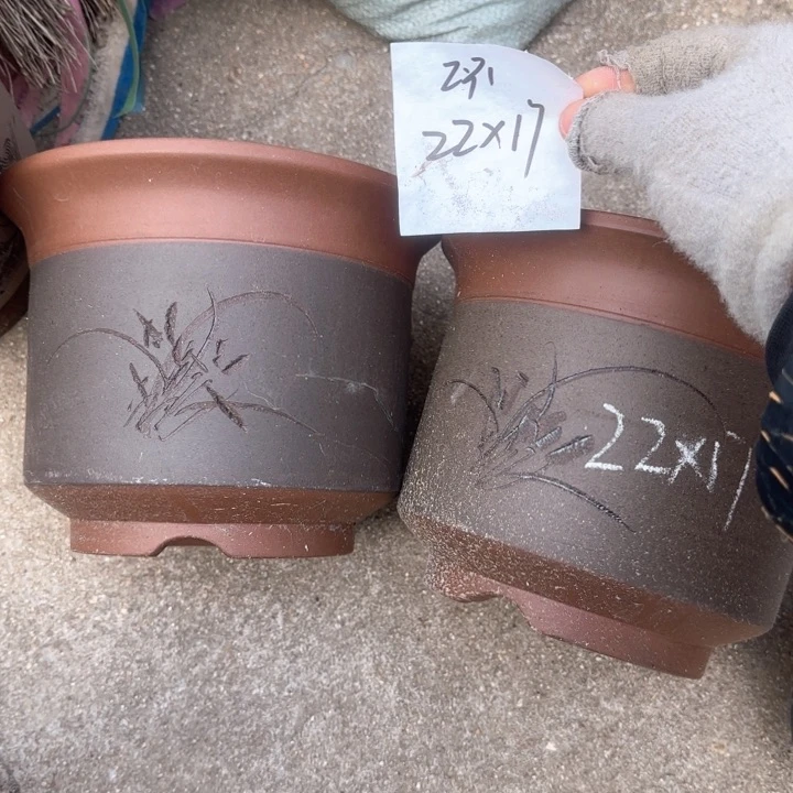 紫砂花盆特价清仓