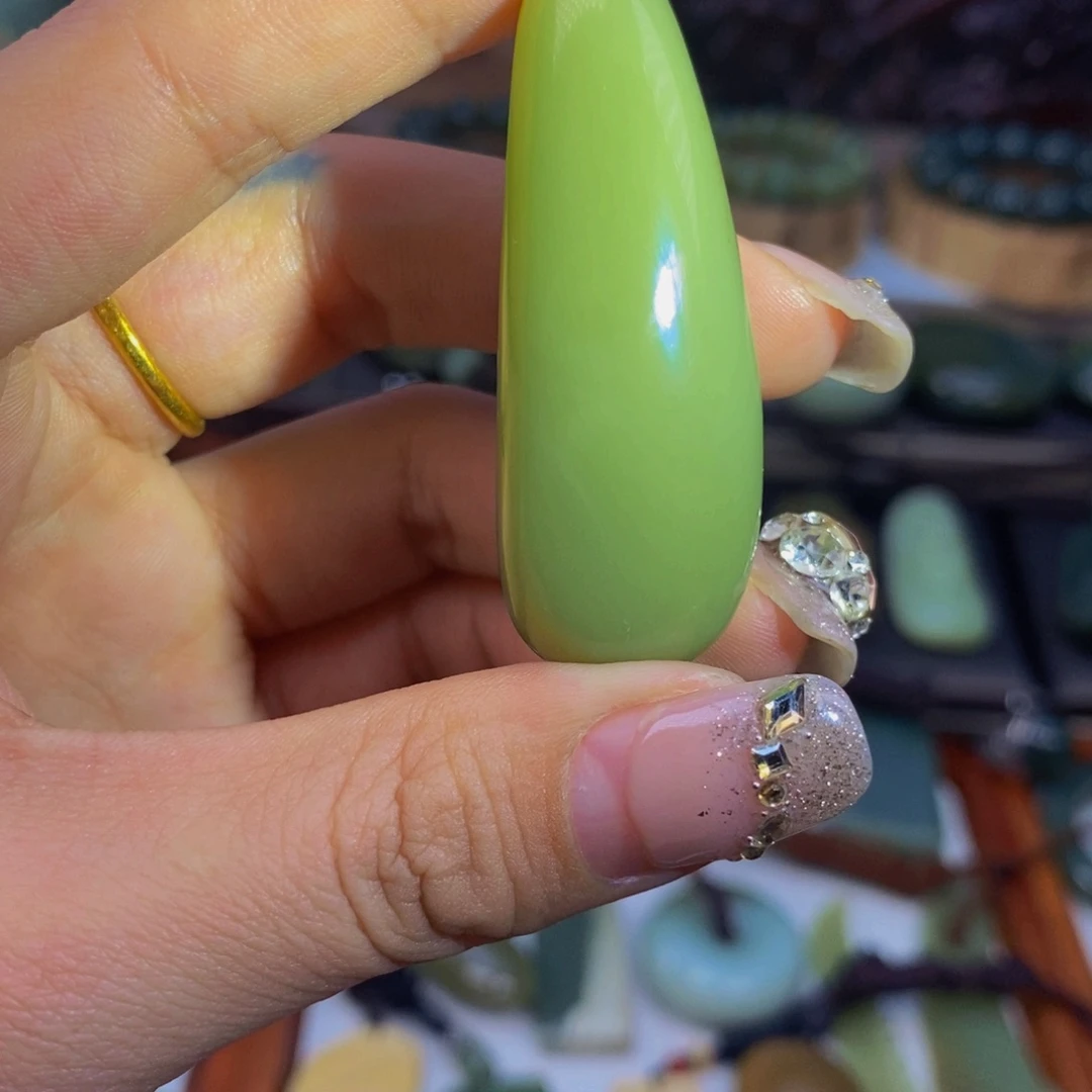 未镶嵌岫岩老玉（透闪石质玉）珠宝半成品