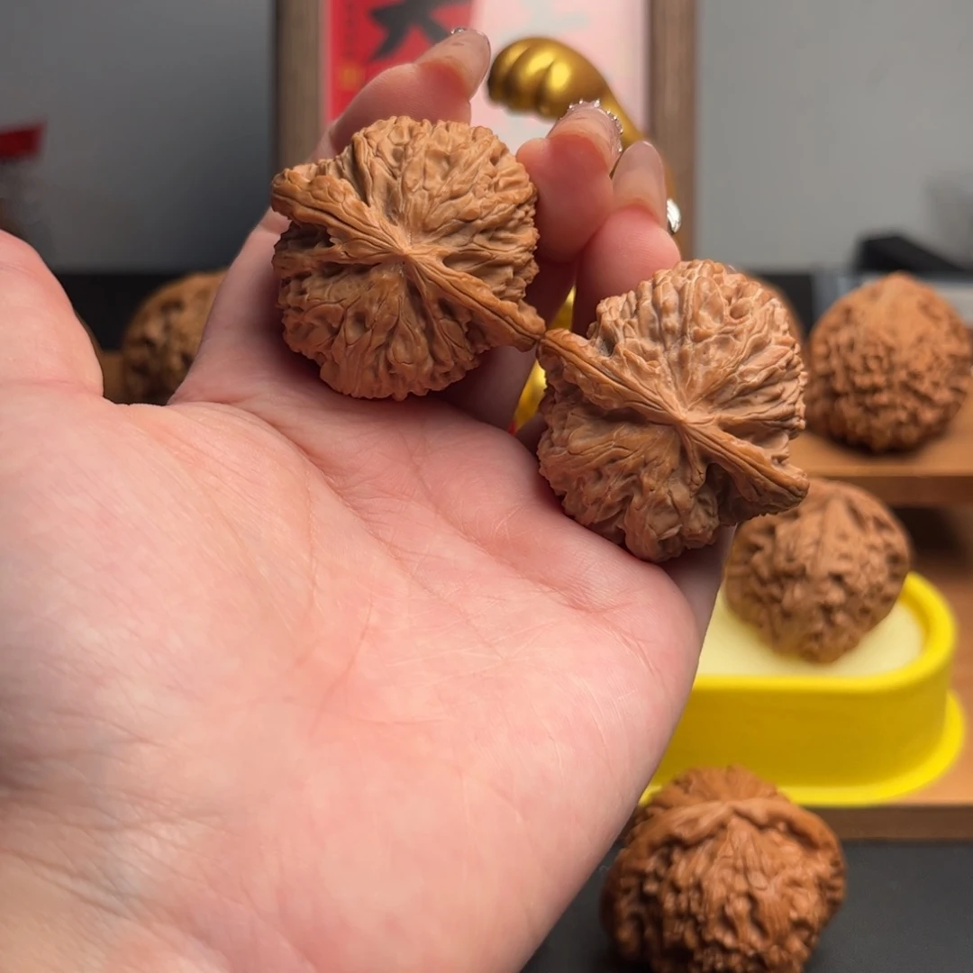 把件文玩核桃白狮子说42修