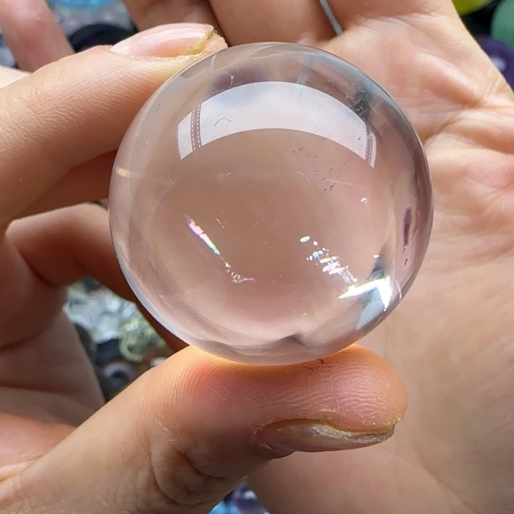 未镶嵌水晶珠宝半成品3.35厘米