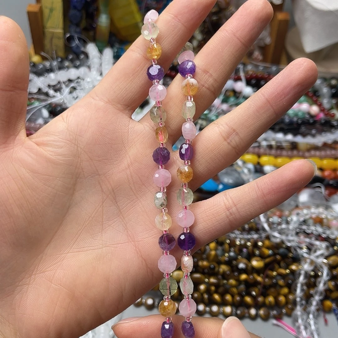 玛瑙/玉髓未镶嵌珠宝半成品卡8多宝戒面一条