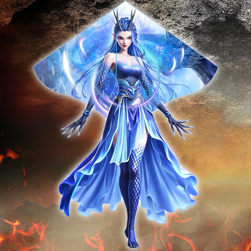 潍坊国潮西海龙王敖闰成人大风筝微风易飞儿童潍坊风筝