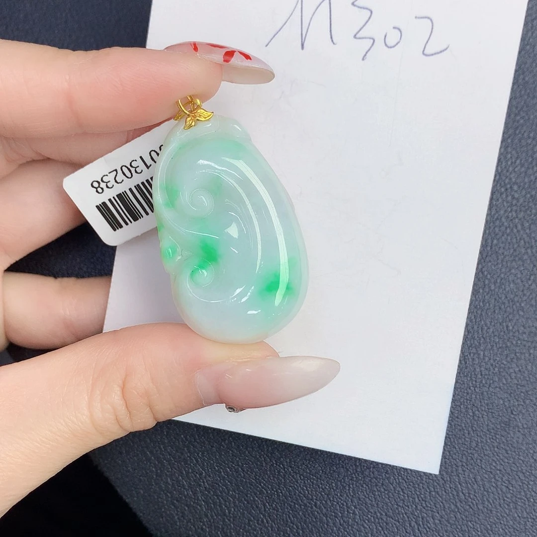 【闪购商品】翡翠颈饰18K金镶嵌000000000