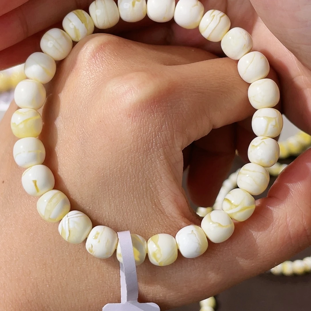 √***o琥珀未镶嵌裸石8闪电纹