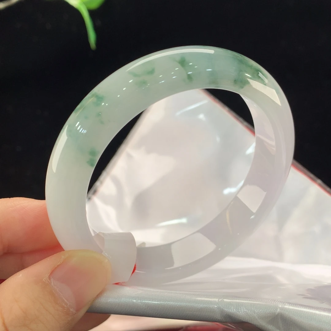 翡翠未镶嵌手镯0035