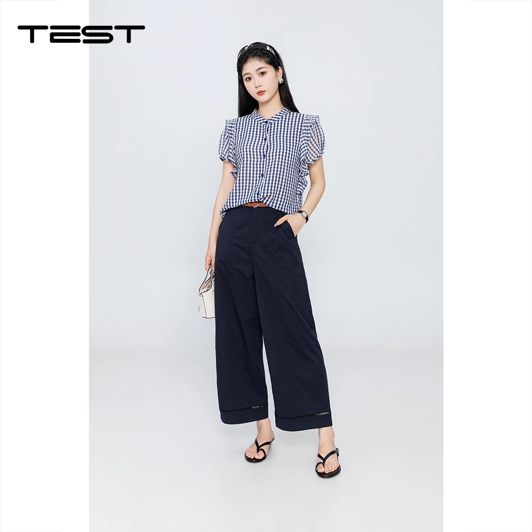 武冈她之蝶25夏上衣 1252167款时尚衬衣上衣