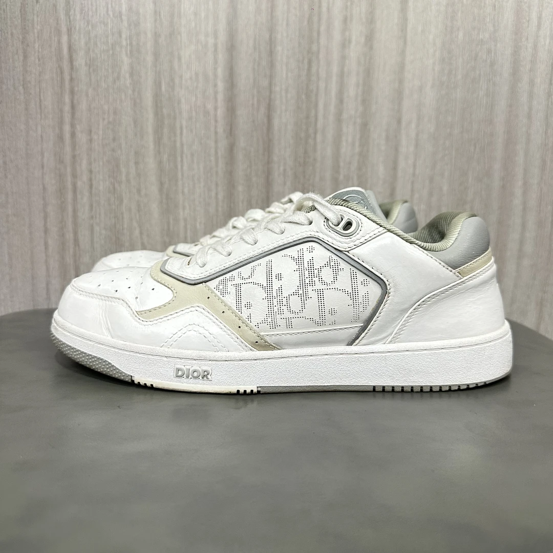 90新 DIOR/迪奥 41码 B27 白色 低帮板鞋