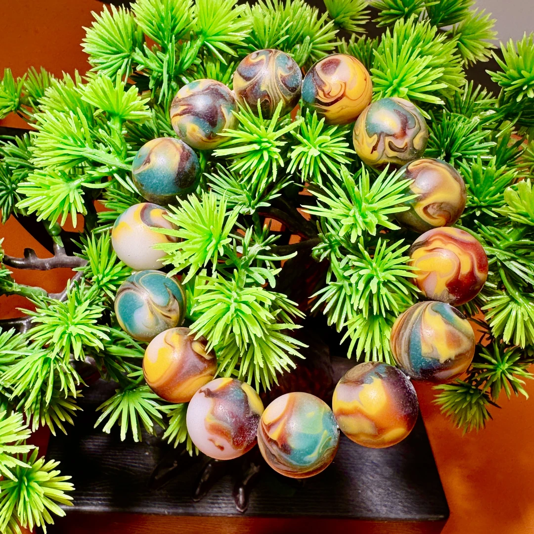 雪山重楼——多彩万物生圆珠串珠DIY手串无礼盒卡16-L087