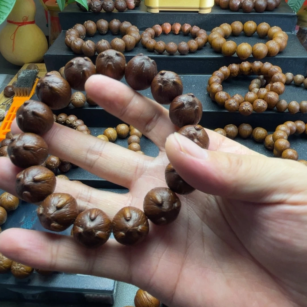 路***近紫金鼠手串17尺寸火箭加镶嵌