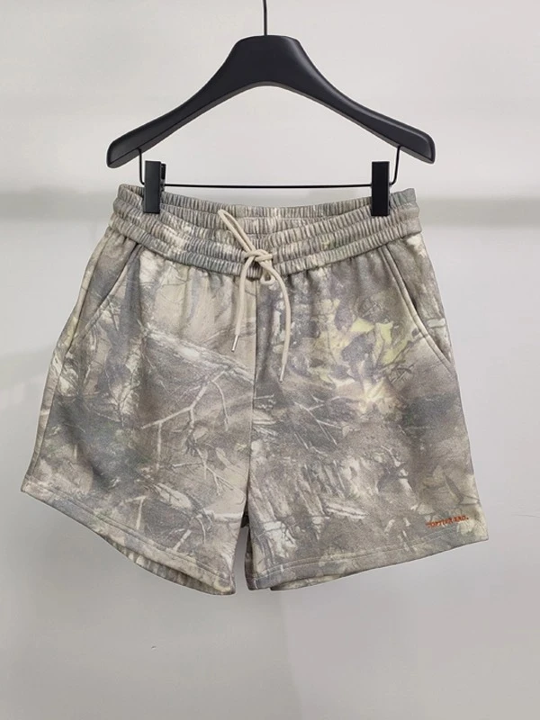 美式复古水洗短裤男夏季新款潮牌宽松休闲五分裤百搭运动沙滩中裤