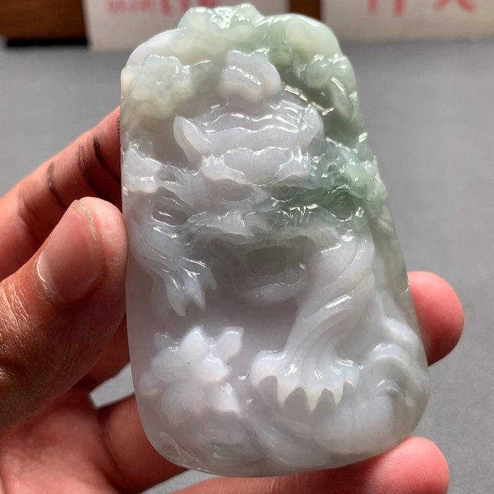 翡翠未镶嵌颈饰保真天然a货翡翠